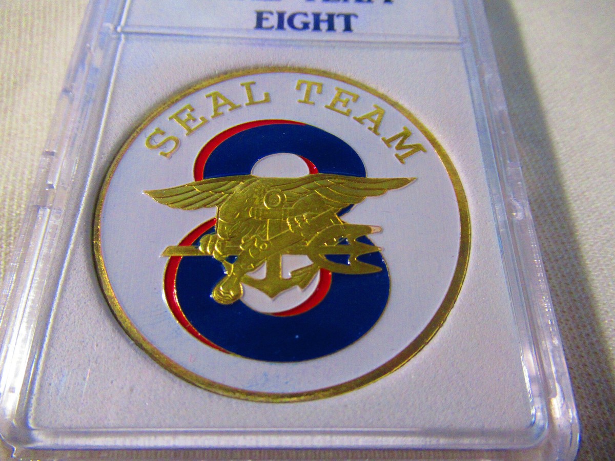 NAVY SEALs team 8 チャレンジコイン Naval Special Warfare