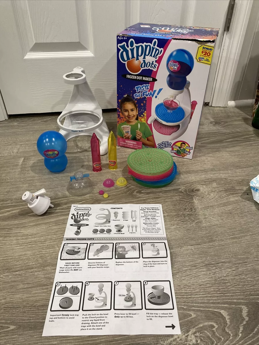 Dippin' Dots Frozen Dot Maker COMPLETE w/ Accessories & Instructions