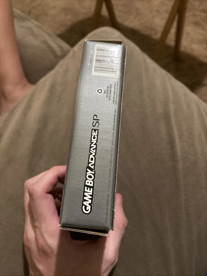 Платиновый Nintendo Gameboy Advance SP коробка только без консоли - Изображение 4 из 4