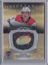2018-19 Upper Deck The Cup Brilliance Autograph Teuvo Teravainen Auto Carolina