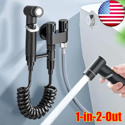 #ad Handheld Bidet Sprayer for Toilet Shower Bidet Hose Toilet Faucet Sprayer Kit US $18.98