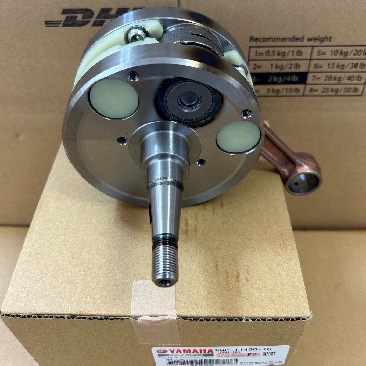 【中古】 Rejected Section－5 NEW】Yamaha Genuine CRANKSHAFT ASSY 5UP-11400-10-00 Direct