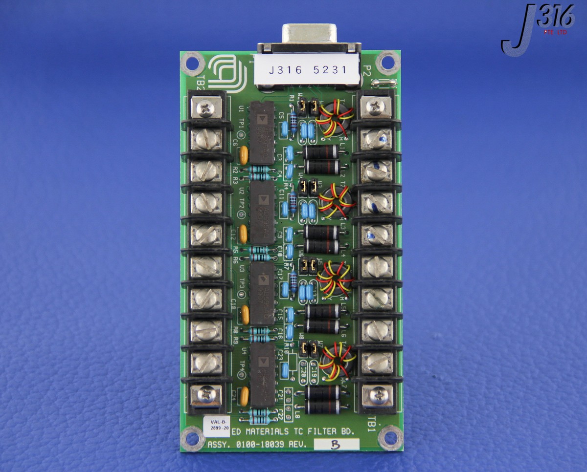 5231 APPLIED MATERIALS PCB - TC FILTER BOARD 0100-18039 | eBay
