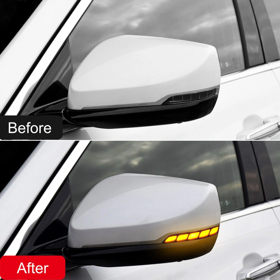 Lámpara de luz de señal de giro dinámica Plug & Play LED Plug & Play para Cadillac CT5 20-22 / CT6 16-20 Foto 4 de 4