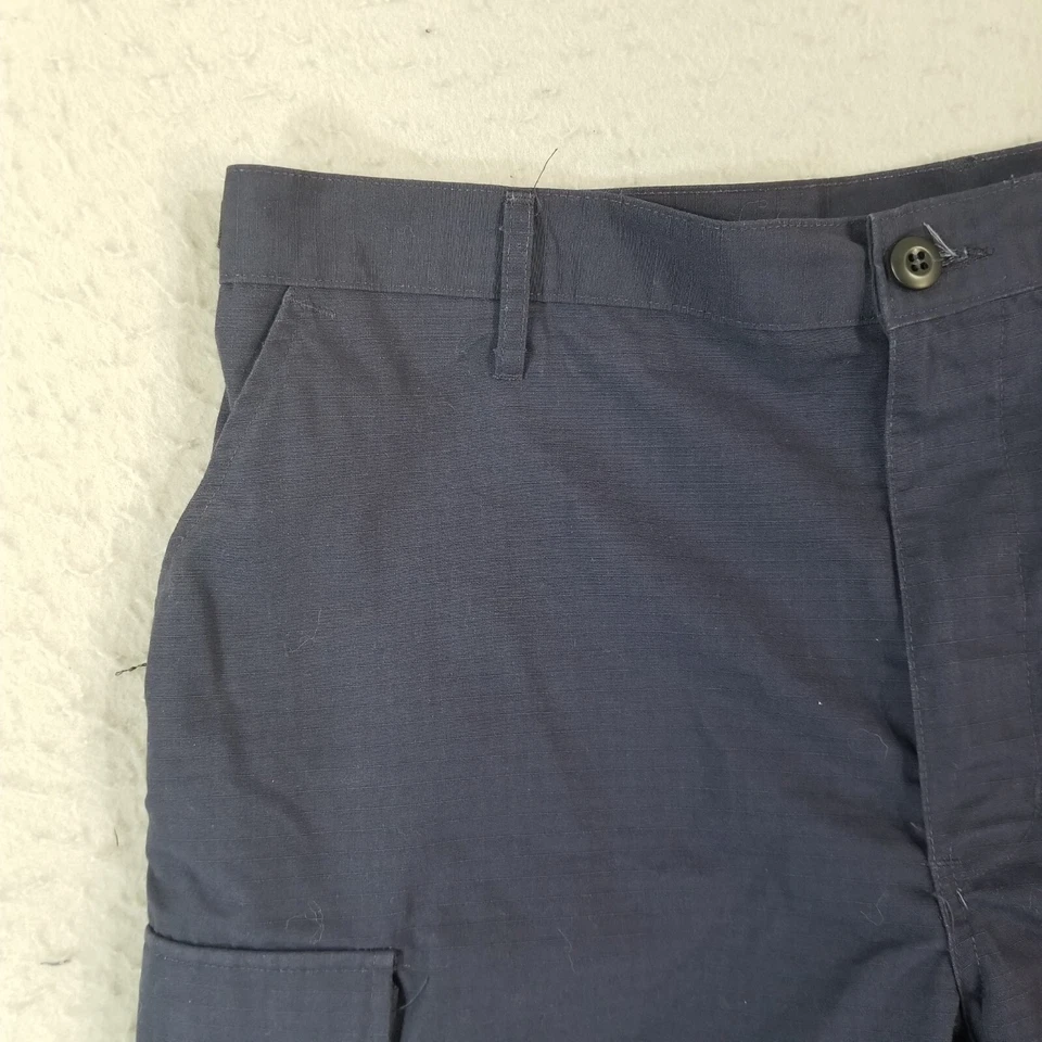 Propper Tactical Carga Pantalones Cortos Hombre Grande Azul Ajustable Cintura Desgarro Exterior Foto 2 de 4