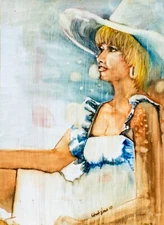 Chris Jones (US,20C) oil painting 122759