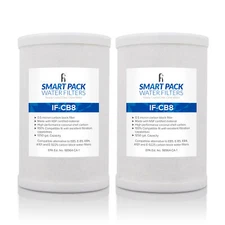 Smart Pack Water Filters CB8 Carbon Block Water Filter Compatible with Amway