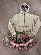 Lot Of 2 Matilda Jane Outfit 2 Pc Clothes Set Hoodie Shirt Skirt Set Size 6 XS
