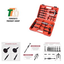16pcs Blind Hole Pilot Bearing Internal Extractor Puller Wslide Hammer Remov...