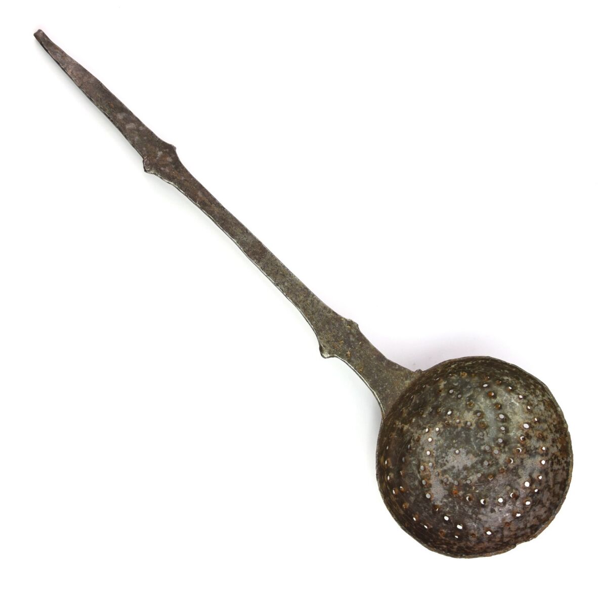 Old Vintage Iron Handmade Strainer Kitchen Equipment Home Old Vintage Iron Handmade Strainer Kitchen Equipment Home