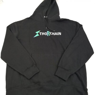 Thorchain Crypto OG Sweatshirt Hoodie Mens XL RUNE Cryptocurrency Blockchain BTC