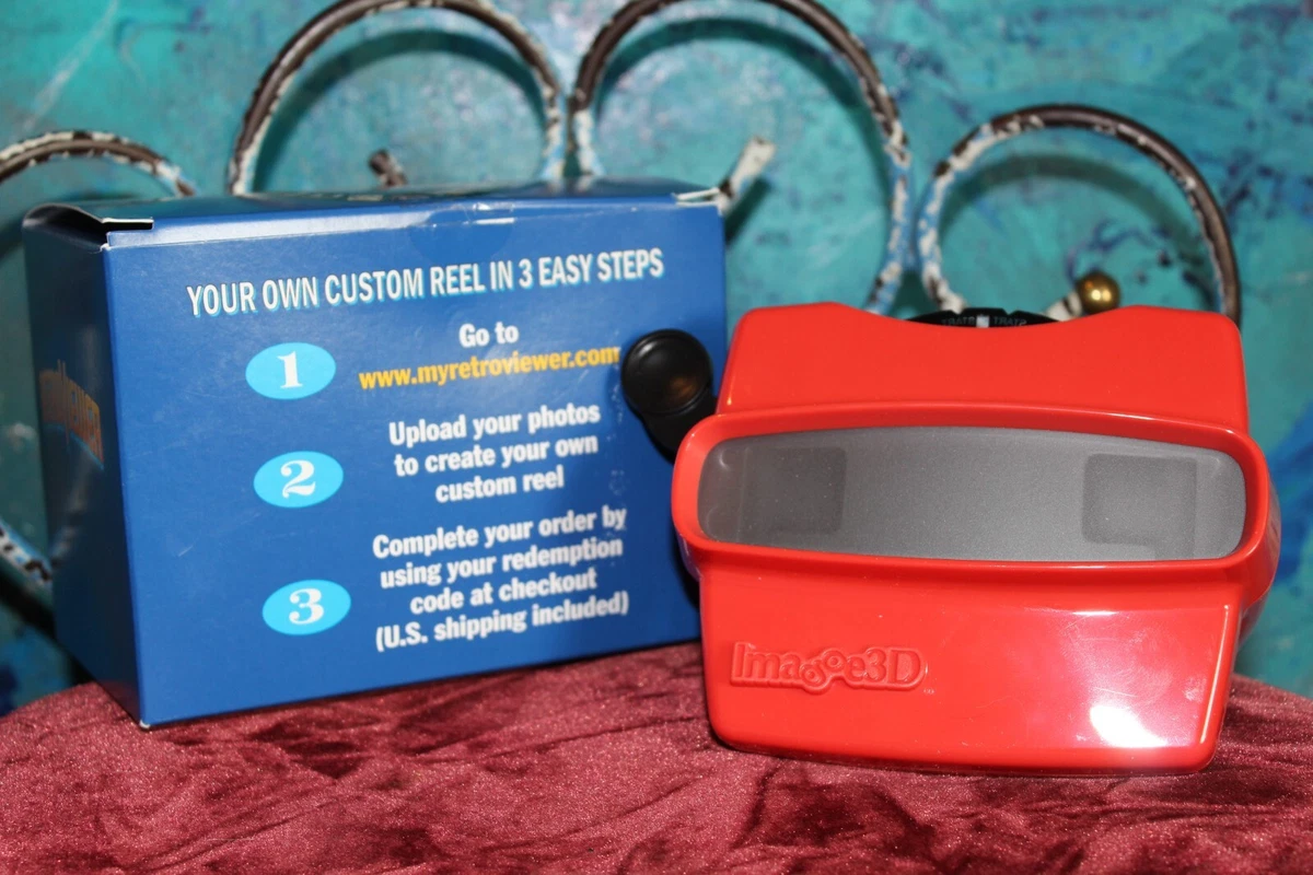 Image3D Custom Viewfinder Reel Plus Red RetroViewer - New in Box - Father's  Day