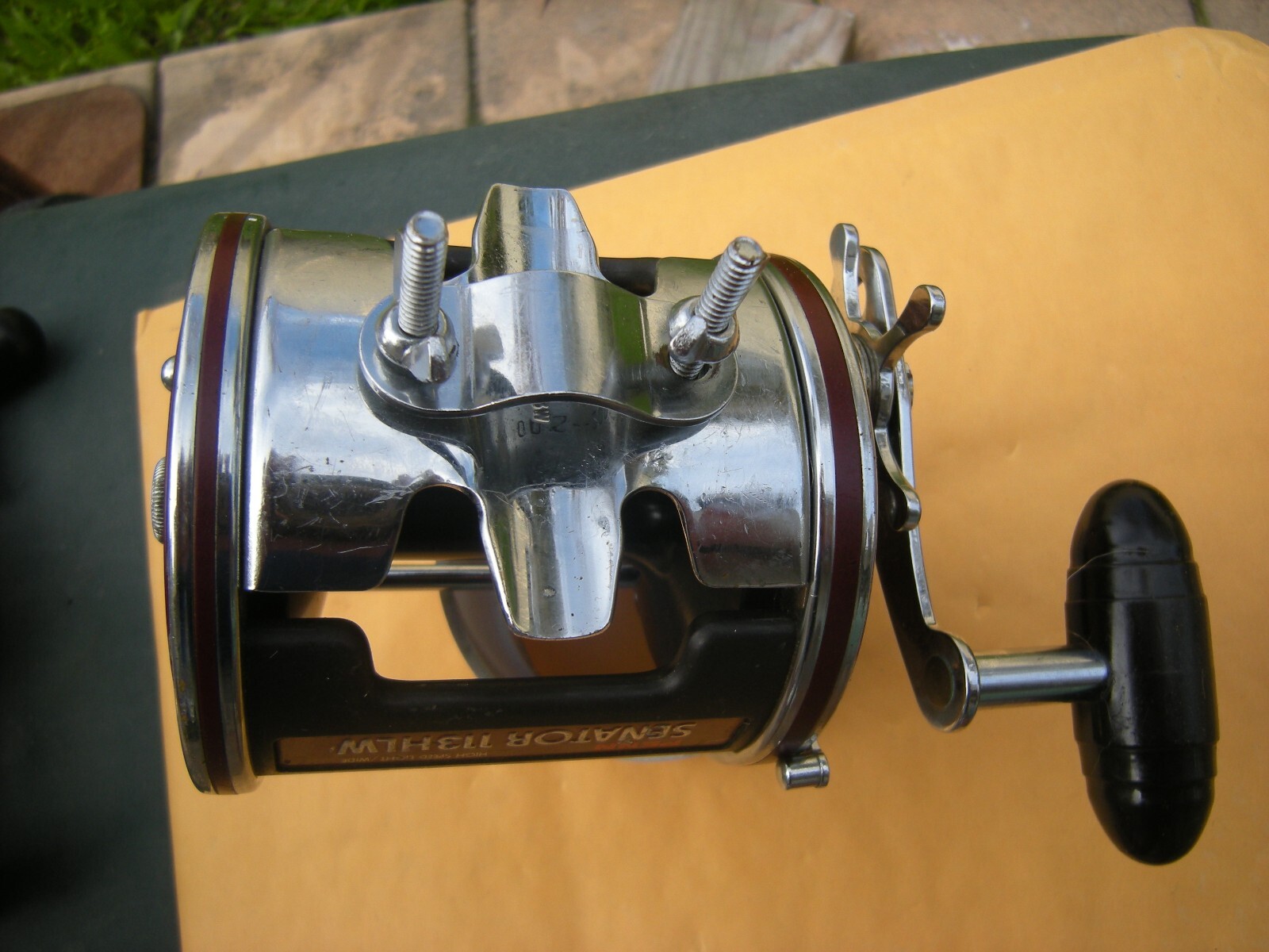 Penn 113HLW Senator 4/0 Wide Fishing Reel w/Aluminum Spool VG Cosmetically