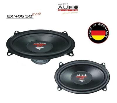 Audio System EX 406 SQ EVO 3 Midrange Oval 4x6 Kickbass Car Speaker