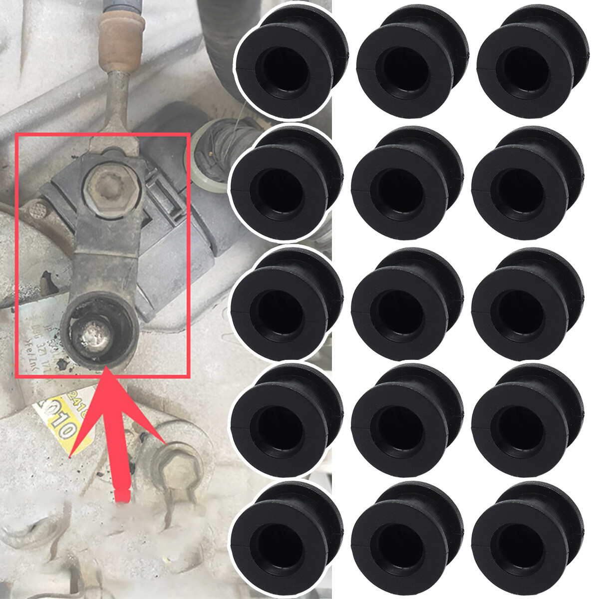 15x Shift Cable Bushing Repair Kit For Audi A3 Quatro Q7 Automatic