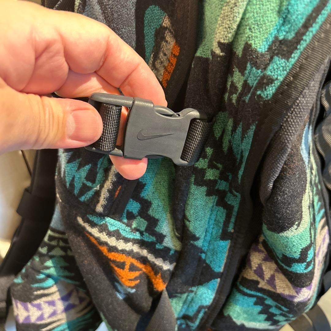 NIKE ACG x PENDLETON backpack KARST40 Vintage Black × Blue USED 