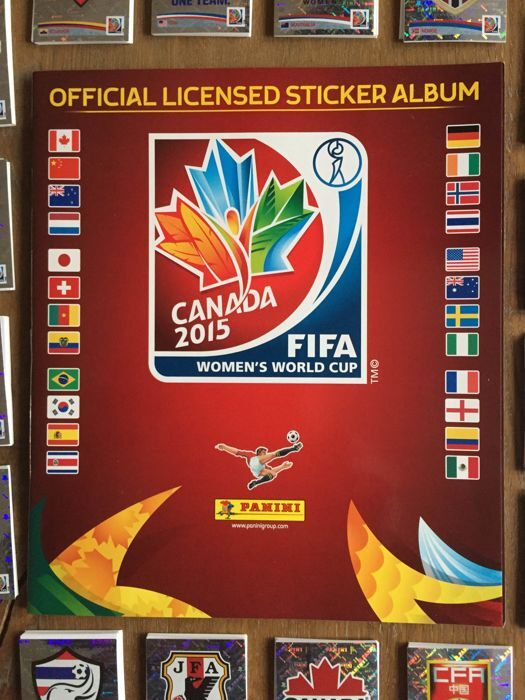 Album Panini + Stickers Coupe Du Monde Féminine 2015 – Collection Complète, Occasion