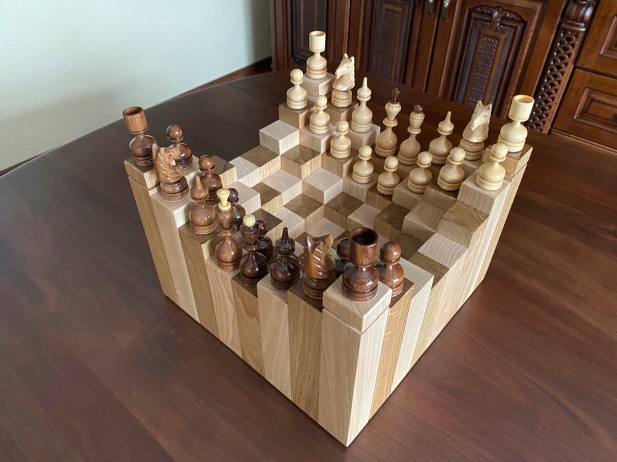 My second attempt at my perfect chess board : r/woodworking