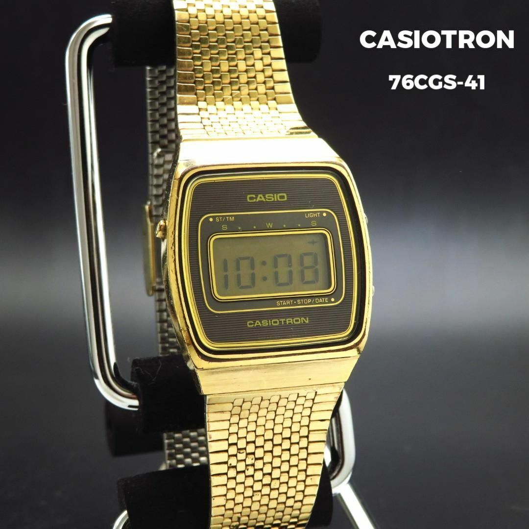 Rare Casiotron Digital Men's Watch Vintage 76CGS-41 Working Rare Casiotron Digital Men's Watch Vintage 76CGS-41 Working