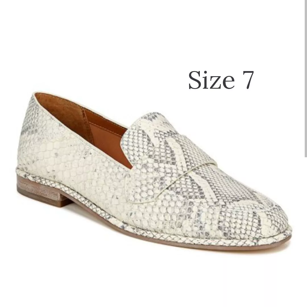 White snakeskin store dress shoes