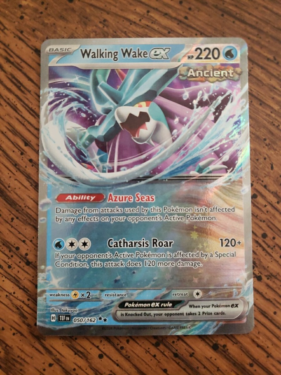 walking wake ex pokemon card value Amazon.com: Pokemon Walking Wake ex 189/162