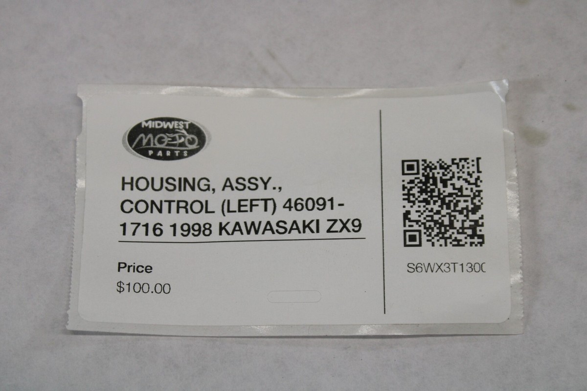 ライトニング HOUSING, ASSY., CONTROL (LEFT) 46091-1716 1998 Kawasaki ZX-9R