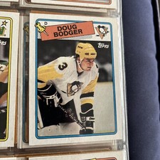 1988-89 Topps Pittsburgh Penguins Hockey Card #96 Doug Bodger