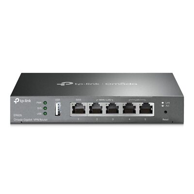 Silver Multi WAN Gigabit VPN Router with 5 Ports USB WAN Mobile Support