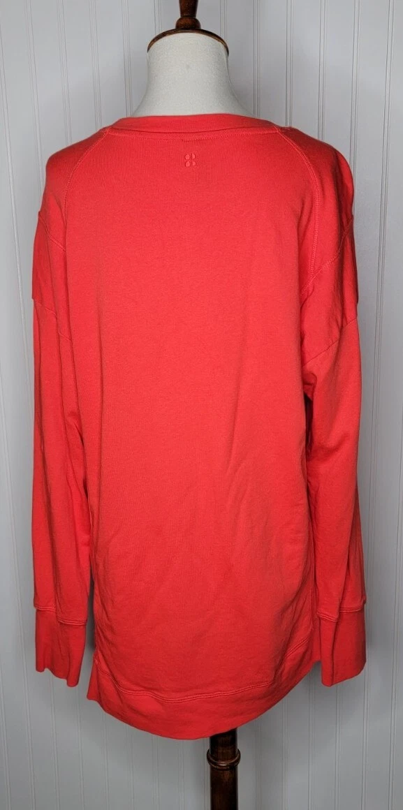 sweaty-betty long sleeve pullover sweatshirt