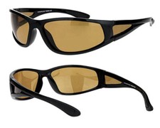 Brown Polarized Sunglasses - Sports Anti-Glare UVA and UVB Protection Shield