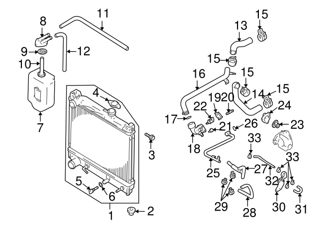 Обходная труба охлаждающей жидкости для Suzuki Sidekick 1996-1998 Vitara 1999-2003 2,0 л трекер - Изображение 2 из 2