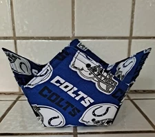 NFL Indianapolis Colts Reversible Microwavable Soup Bowl Cozy / Pot Holder
