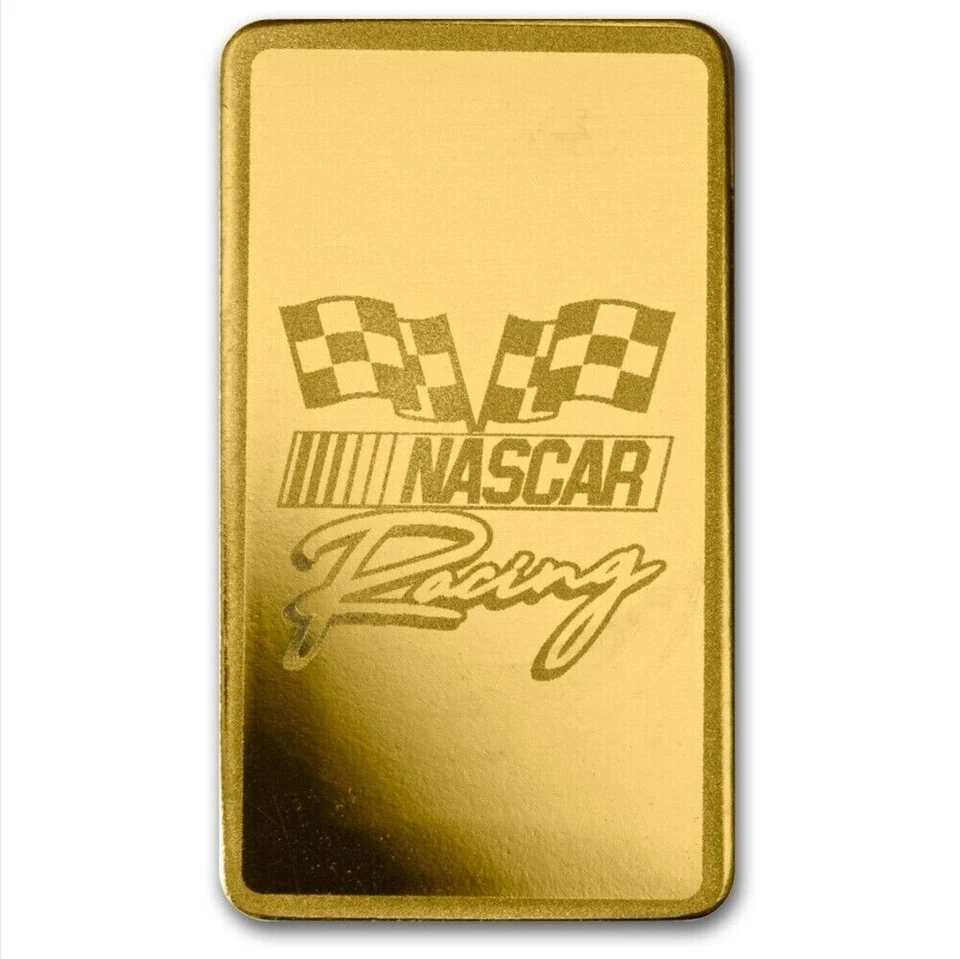 Barra de oro fino de 1/2 gramo - NASCAR Racing - Pamp Suisse 0,9999 Foto 3 de 4