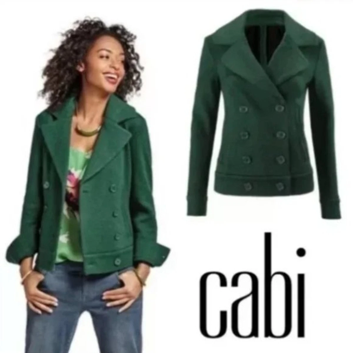 Cabi Pea Coat Sweater Style 3159 | eBay