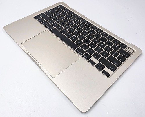 OEM Genuine Apple MacBook Air A2681 2022 M2 Genuine Top Case Palmrest Starlight - Afbeelding 2 van 3