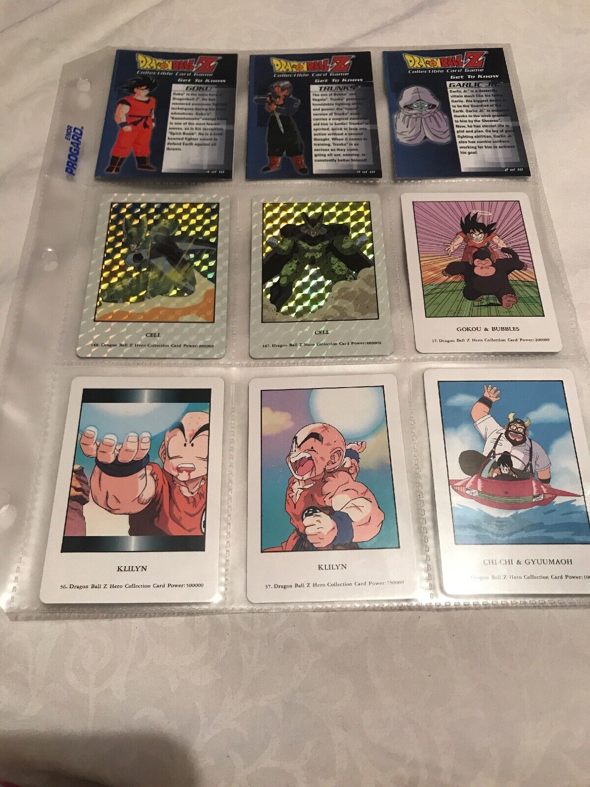 COLECCIONADOR DRAGON BALL Z 6 REED + SET COMPLETO CARDS