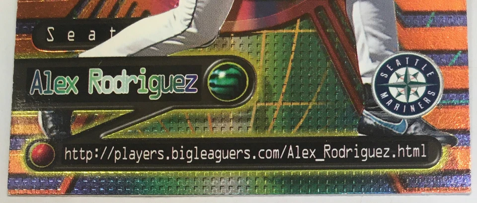 1998 Pacific Omega - Online Inserts - Alex Rodriguez - #15 - Mariners - NrMt - Image 2 of 4