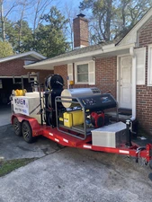 Soft Wash Power Wash Trailer, Pressure Washer Trailer with Soft Wash Equipment