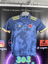 Authentic adidas Colombia 2020 Away KIDS YOUTH Football Soccer Jersey Kit
