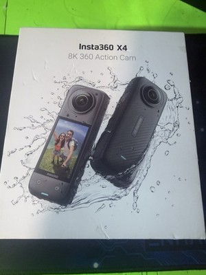 insta360 X4 360 Camera + 2 Batteries + Box |  Light Scratches On Both Lenses