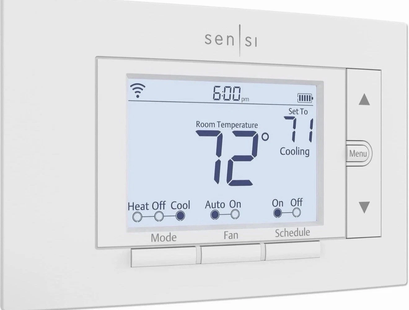 Emerson Sensi Smart Thermostat Alexa, Energy Star Certified, Mobile App, ST55