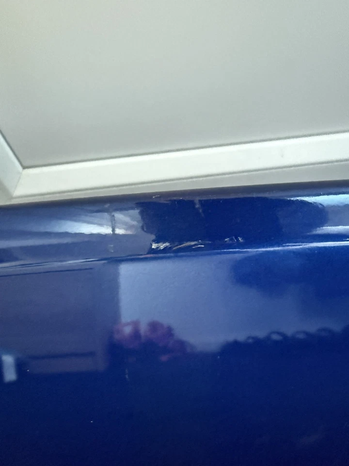 ✅ ALERÓN MALETERO PUERTA TRASERA ORIGINAL FORD FIESTA MK6 ST150 3 PUERTAS AZUL 2005-2008 Foto 3 de 4