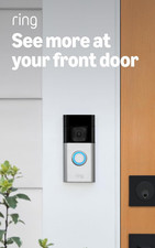 NEW Ring Video Wireless Doorbell - 1080p HD video, w/ motion detection - SILVER