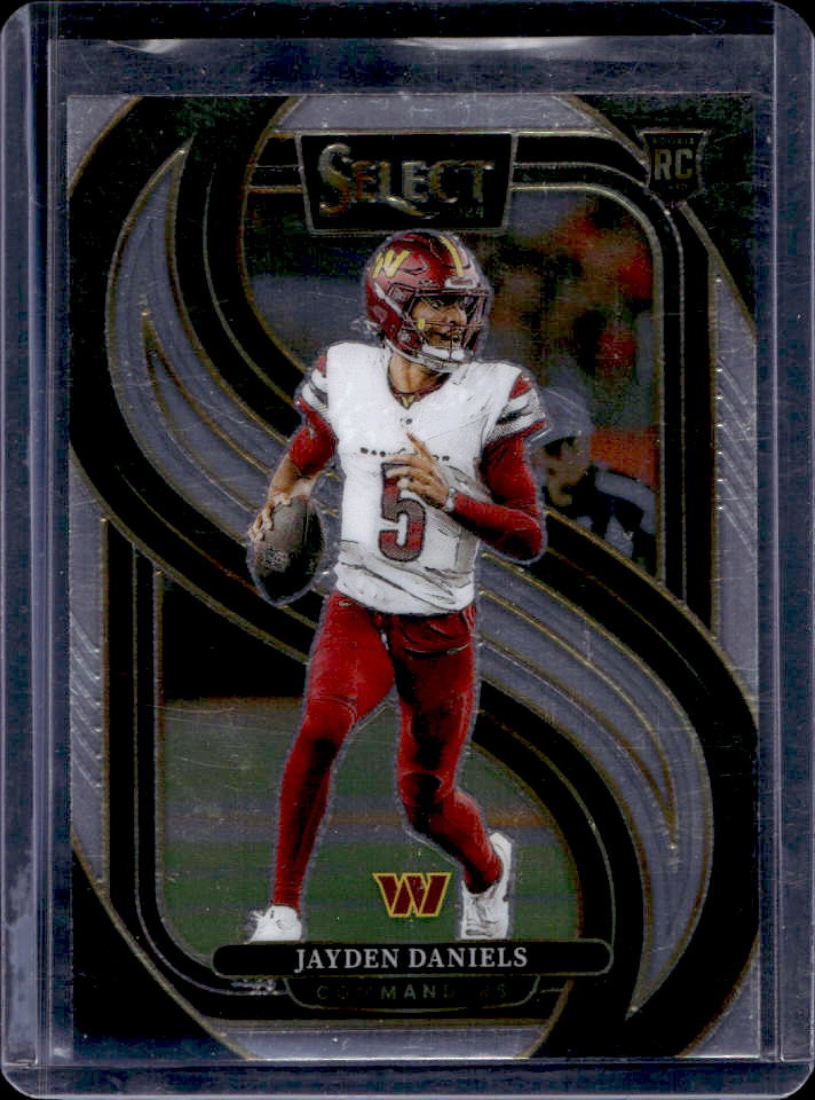 2024 Panini Select Jayden Daniels Premier RC Rookie #112 Commanders