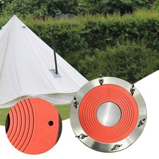 Tent Stove Jack Roof Jack Cover Tent Flue Flashing for Boats Sheds Cabins