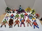 Masters of the Universe  LOT MOTU He-Man 1980s Vintage 20 Figures Weapons