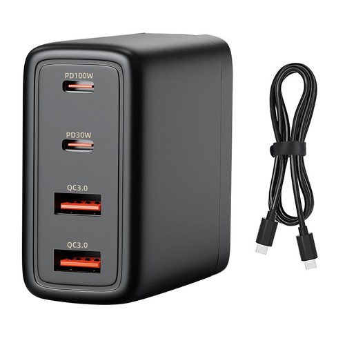 4-Ports PD 100W Battery Quick Charger Adapter For DJI Drone /Camera /Cell Phone - Photo 3 sur 21