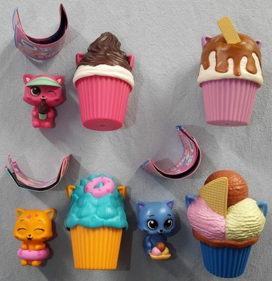 3er Set Cupcake Cats Figuren Cupcakecats Konvolut Cup Cake Softy Splashy Triply