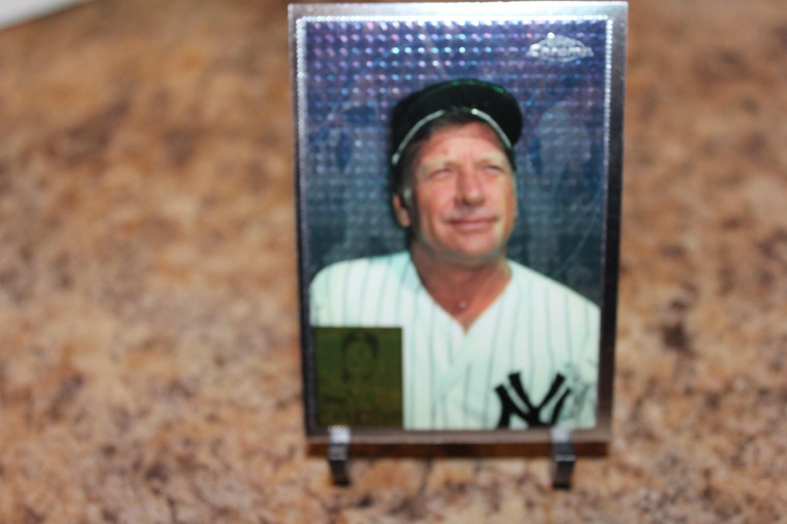 1996 topps chrome silver and gold mickey mantle 1931-1995 card#7