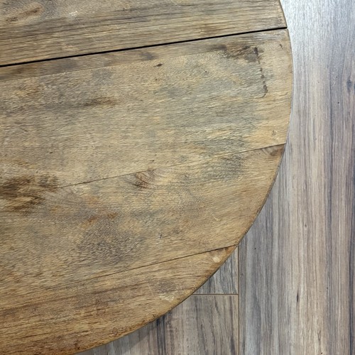 Vintage Solid Wood Lazy Susan 21.5” Diameter 3” High Handmade Heavy - Picture 5 of 12